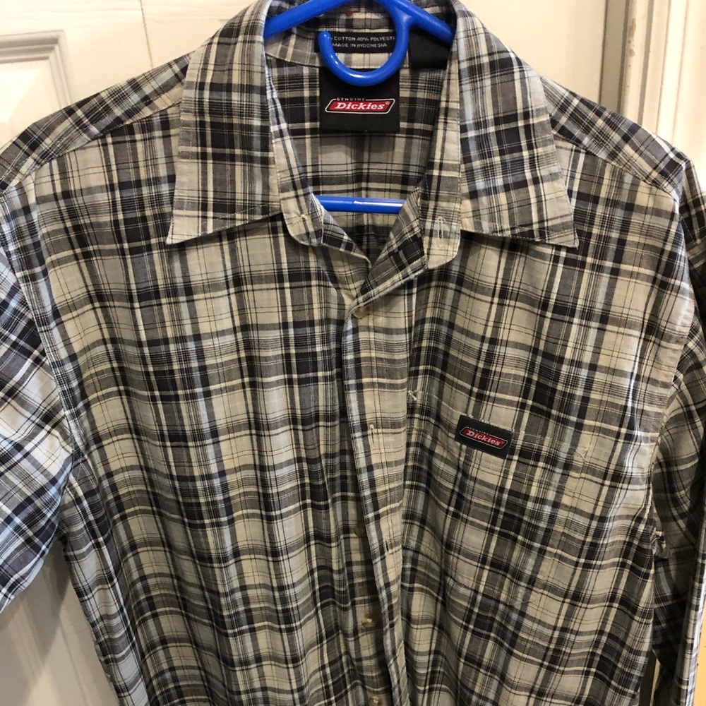 Men’s Dickies Long Sleeve Button Up Shirt